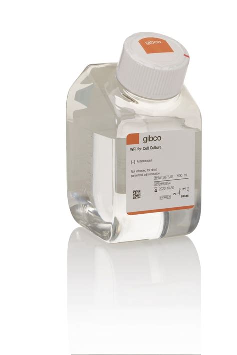 Gibco™ Water For Injection (WFI) for Cell Culture